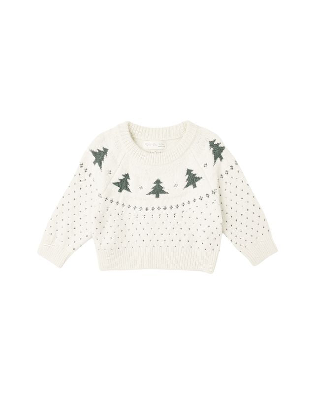 Trees Fair Isle Sweater