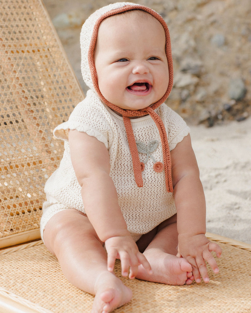 Cherry Knit Baby Set