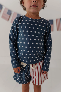 American Flag Swim Shorts