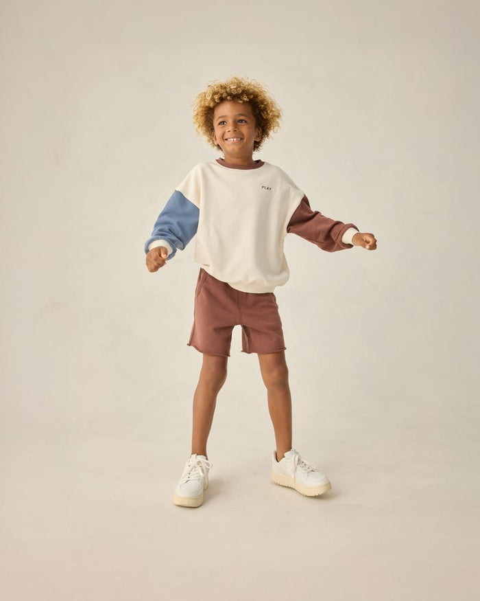 Chocolate Marine Relaxed Sweatshirt