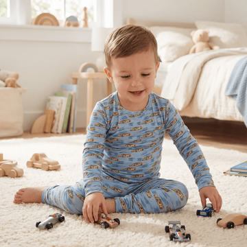 Rev Your Engines Bamboo Pajama Set