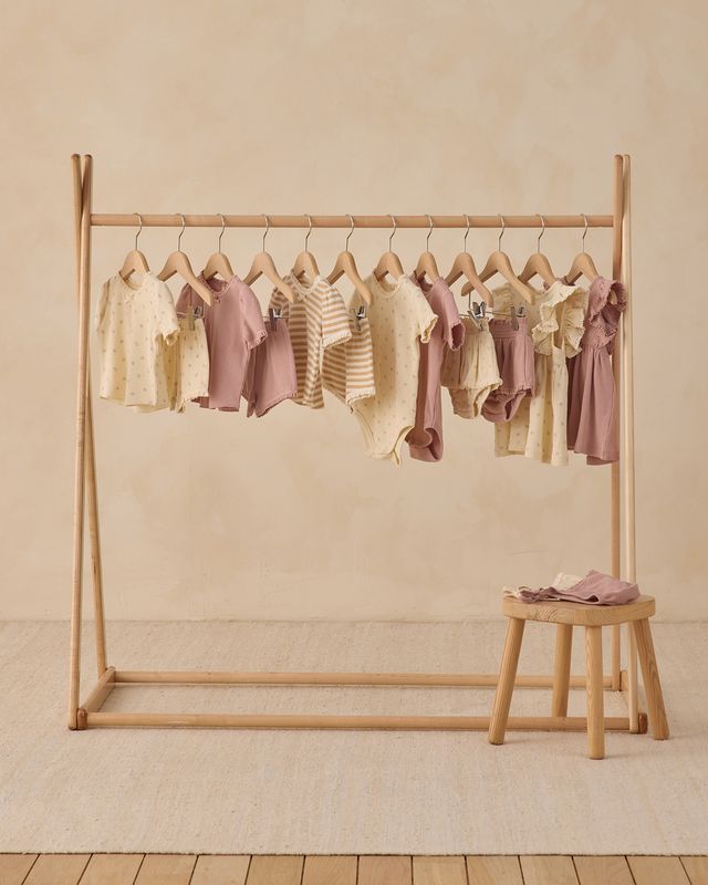 Mauve Waffle Short Sleeve Bodysuit