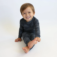 Triangles Small Ribbed Pajama Set