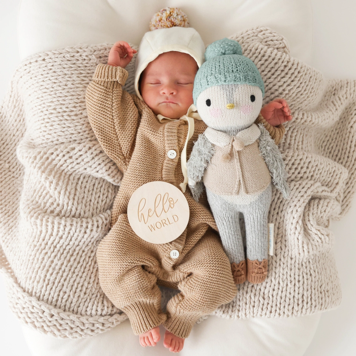 Greyson the Penguin Knitted Doll