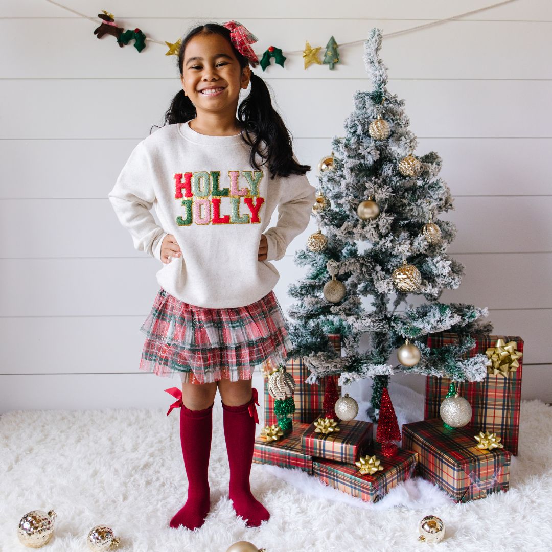 Holiday Plaid Tutu Skirt