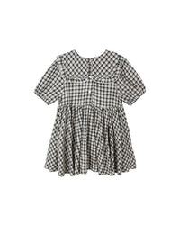 Navy Check Camille Dress