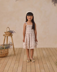 Floral Stripe Birdie Dress