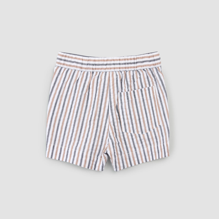 Striped Seersucker Shorts