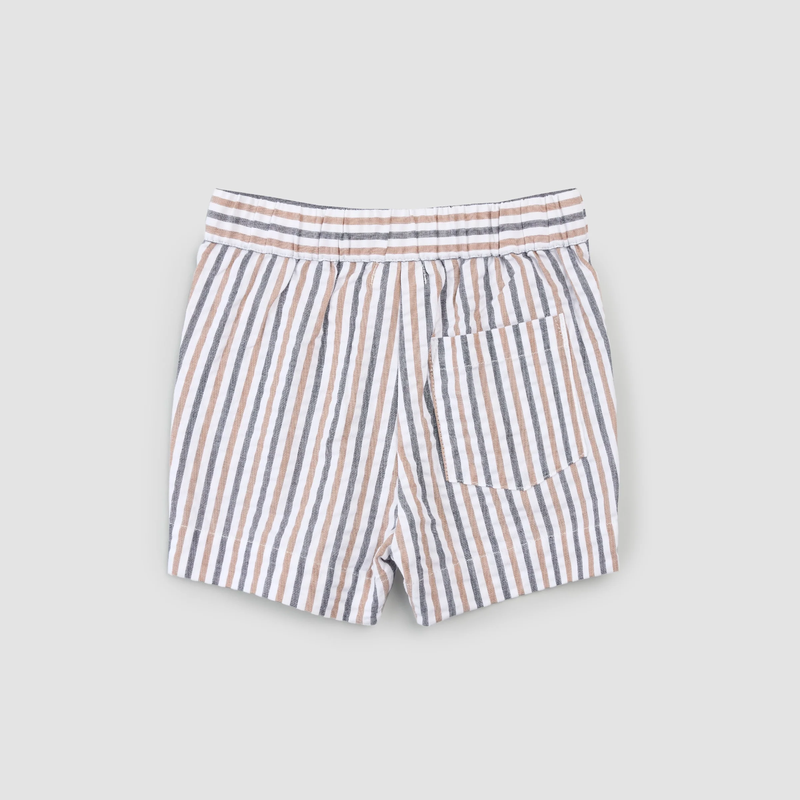 Striped Seersucker Shorts