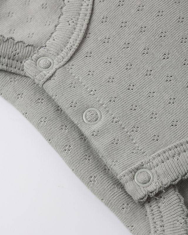 Sage Pointelle Skirted Bodysuit Dress