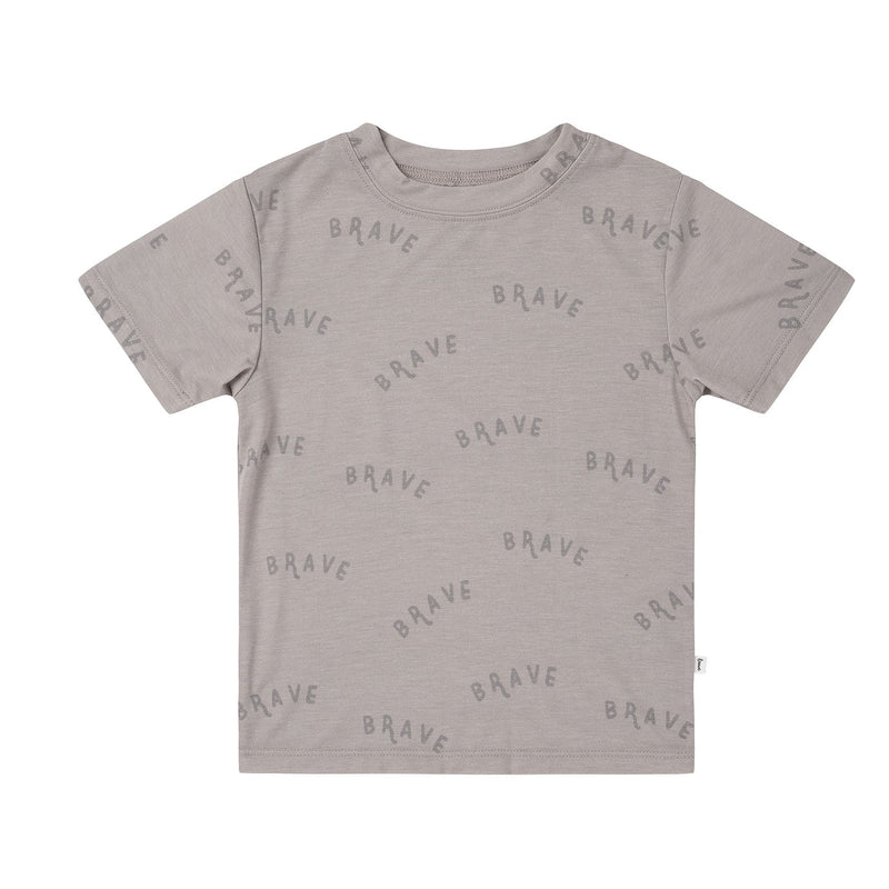 Brave Pattern Taupe Vintage Wash Shirt