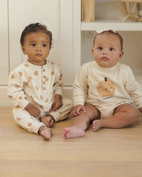 Pumpkin Crewneck Bubble Romper