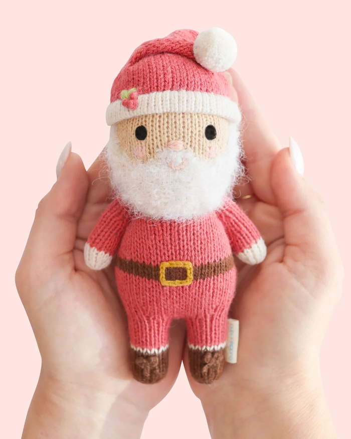 Tiny Santa Knitted Doll