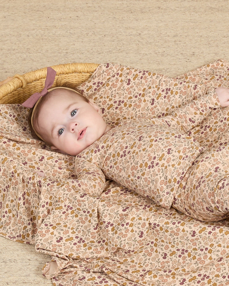 Posy Bamboo Swaddle