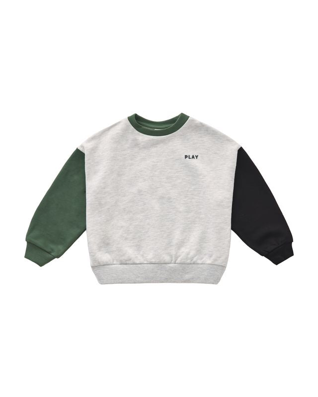 Heathered Ash Relaxed Sweatshirt