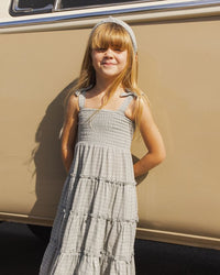 Green Gingham Taylor Dress