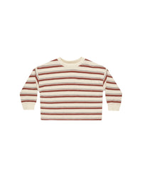 Brick Stripe Relaxed Long Sleeve Tee