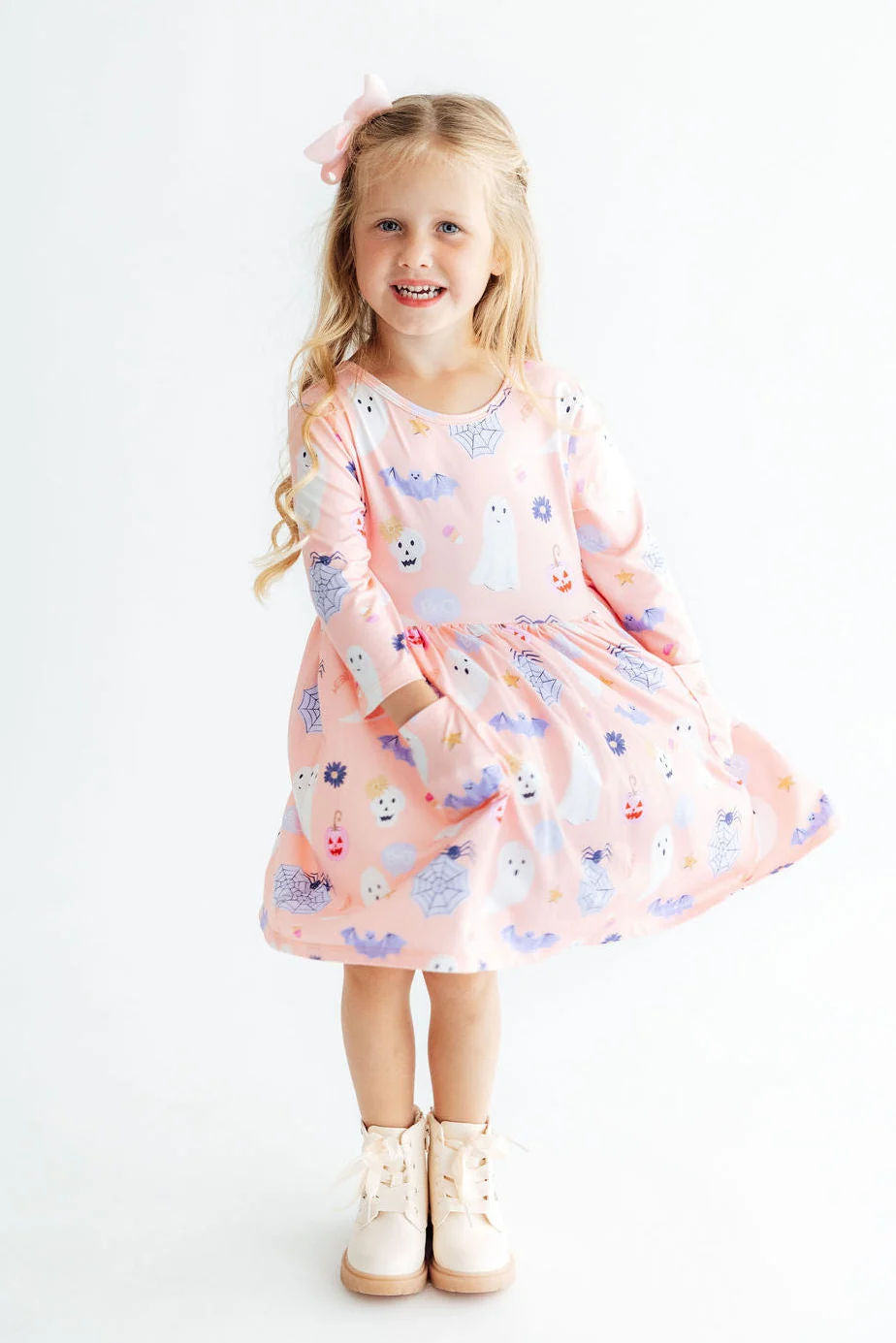 Spooky Sweetheart Pocket Twirl Dress