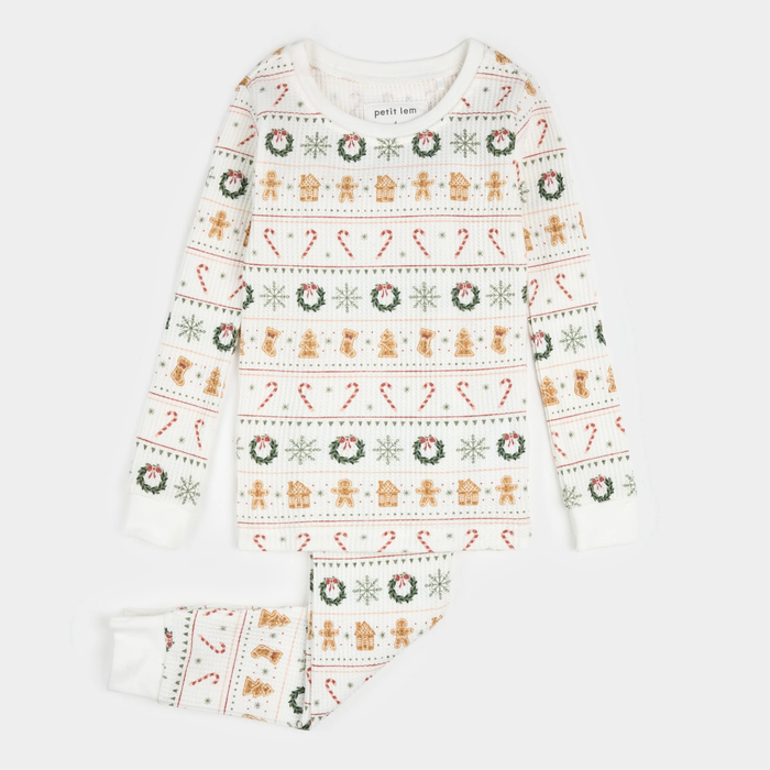 Festive Fair Isle Thermal Pajama Set