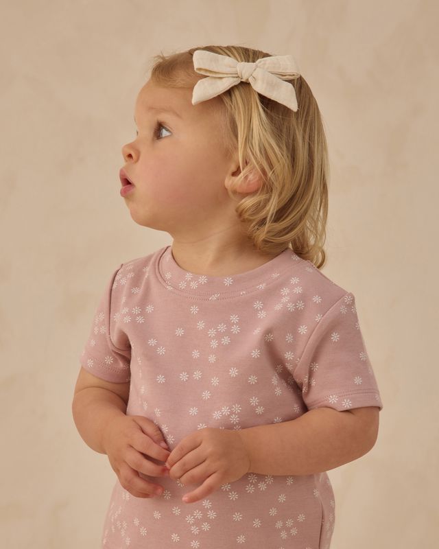 Mauve Ditsy Summer Pajama Set