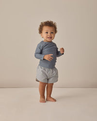 Ocean Gingham Swim Short