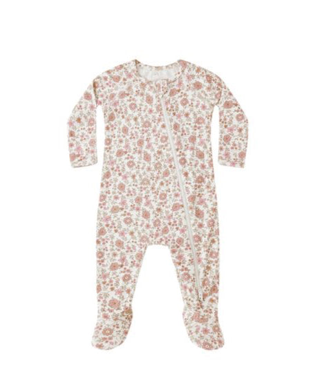 Bloom Bamboo Zip Footie