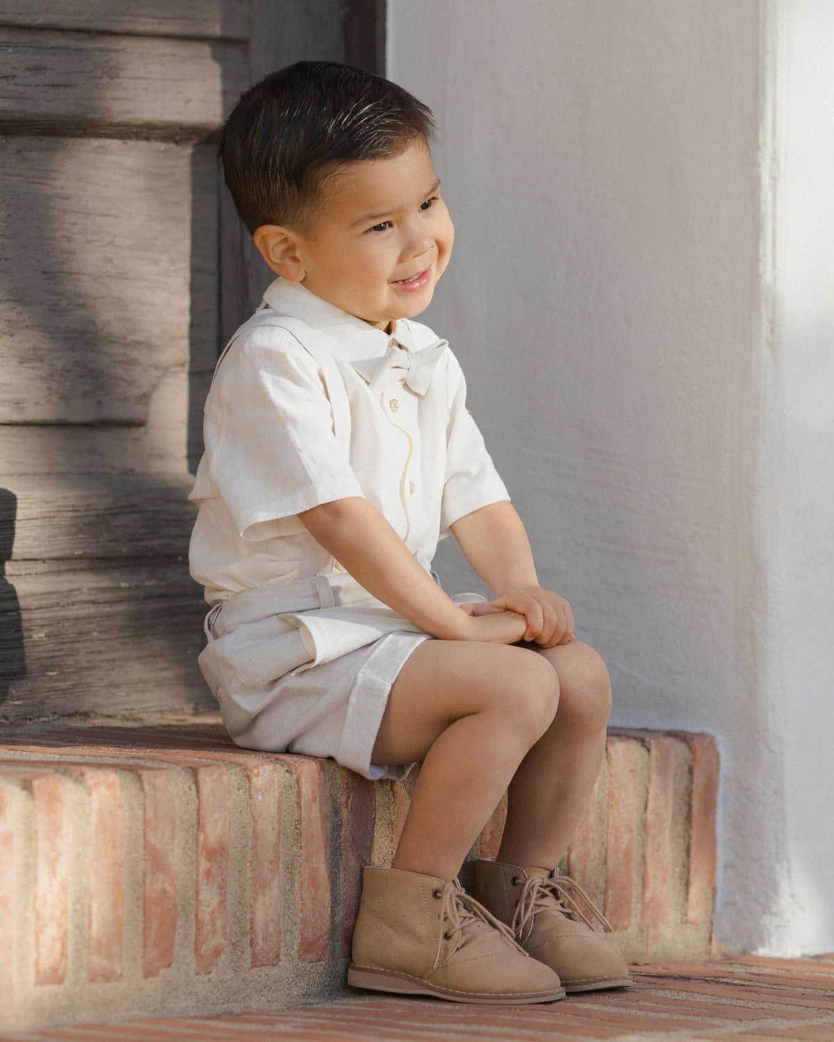 Linen Suspender Short