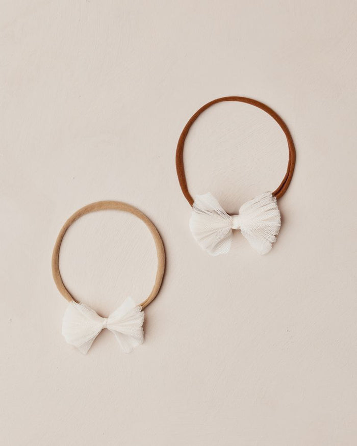 Ivory Flutter Tulle Headband