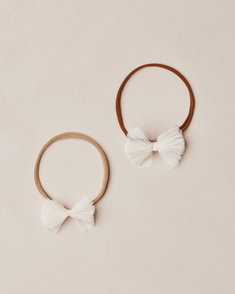 Ivory Flutter Tulle Headband