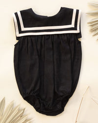 Black Sailor Romper