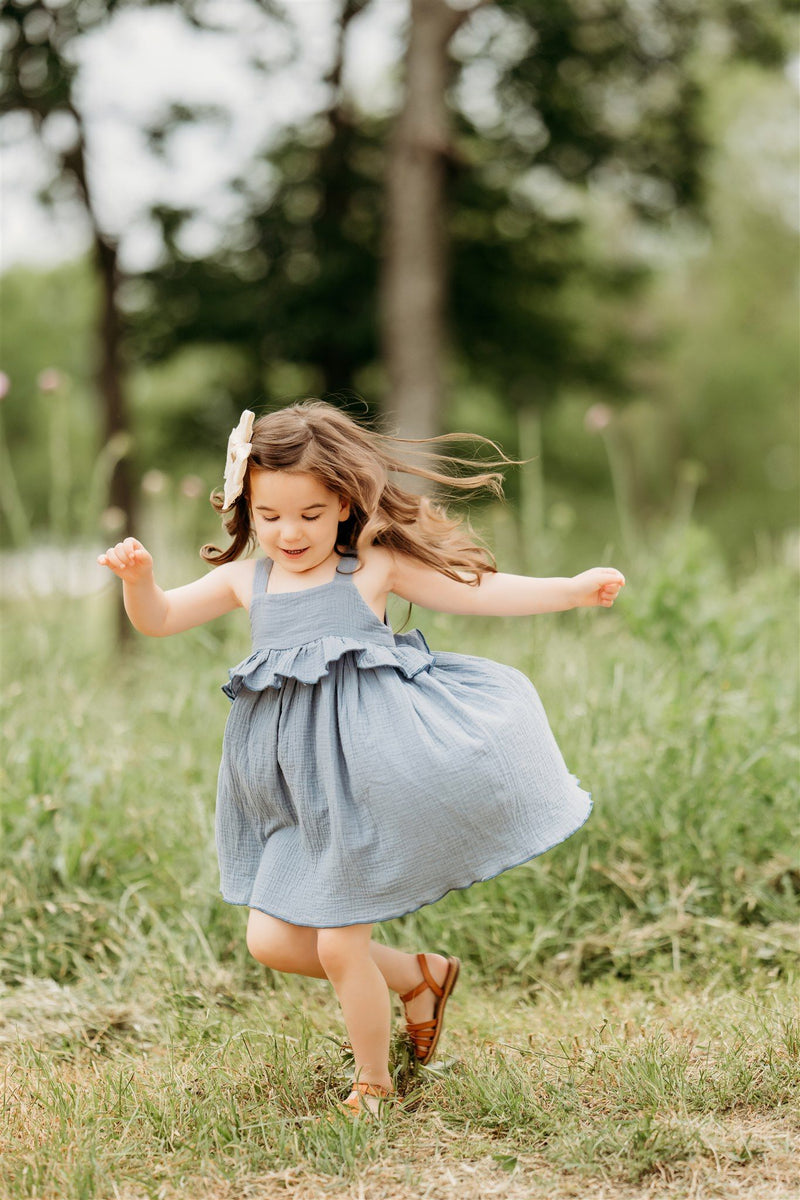 Dusty Blue Tank Dress