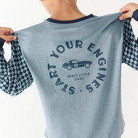 Start Your Engines Bamboo Terry Pullover