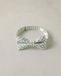 Eucalyptus Check Bow Tie