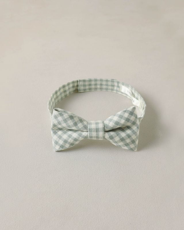 Eucalyptus Check Bow Tie