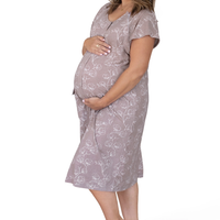 Lilac Bloom 3 in 1 Labor + Nursing Gown