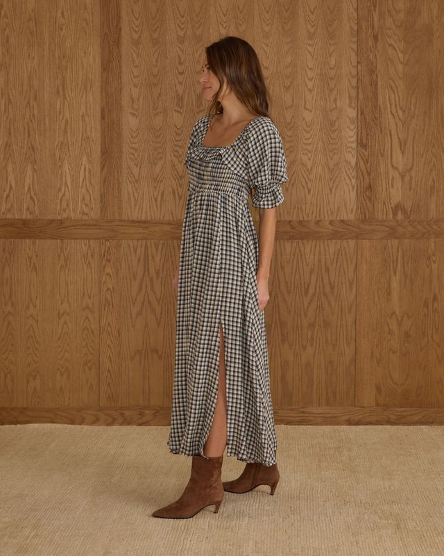 Women's Navy Check Birdie Dress