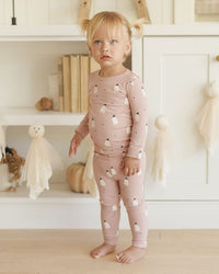 Pink Ghost Bamboo Pajama Set