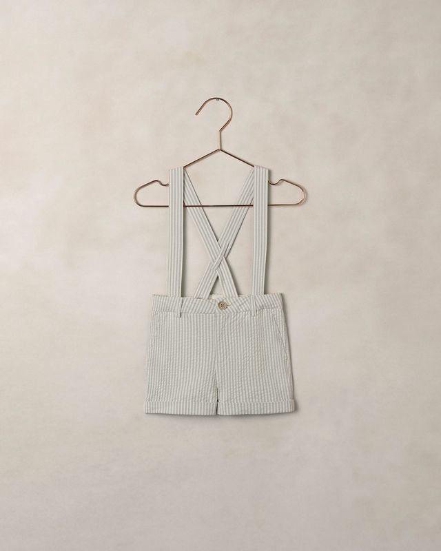 Sky Stripe Suspender Short