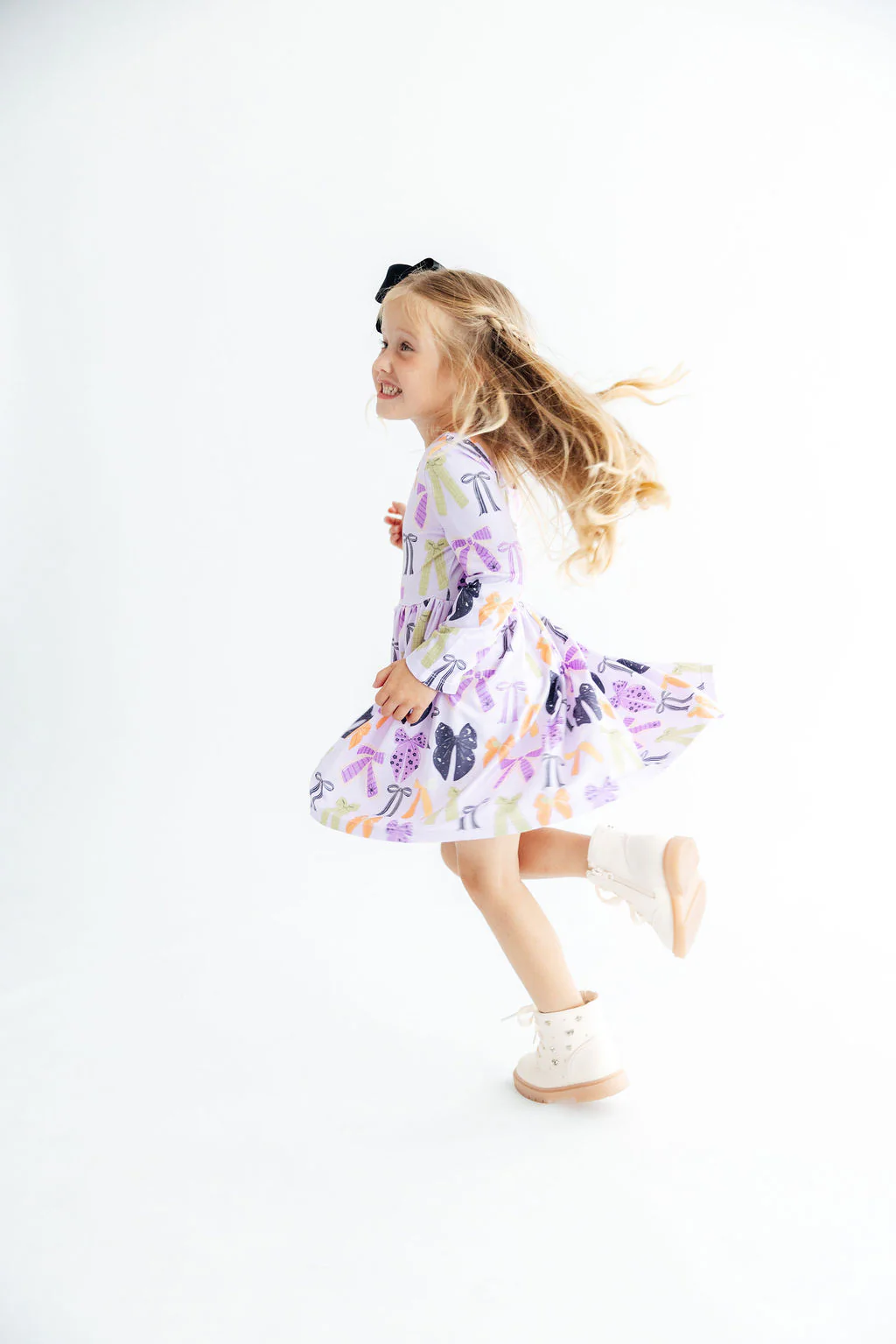 Tied with a Boo Pocket Twirl Dress