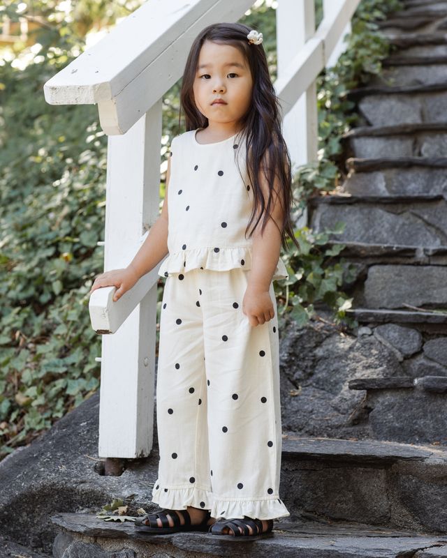 Polka Dot Oceanside Top