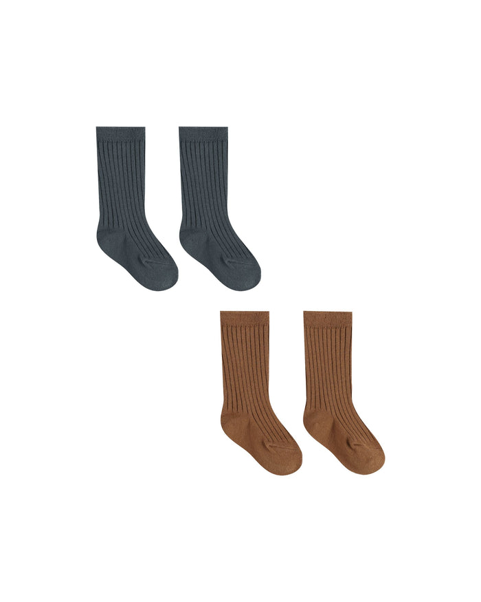 Indigo + Cinnamon Socks Set