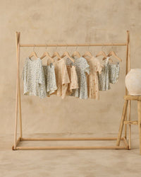 Blue Ditsy Modal Swing Top + Bloomer Set