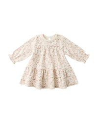 French Garden Tiered Jersey Dress