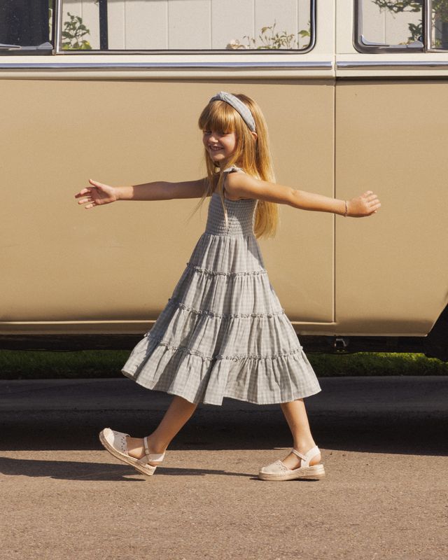 Green Gingham Taylor Dress