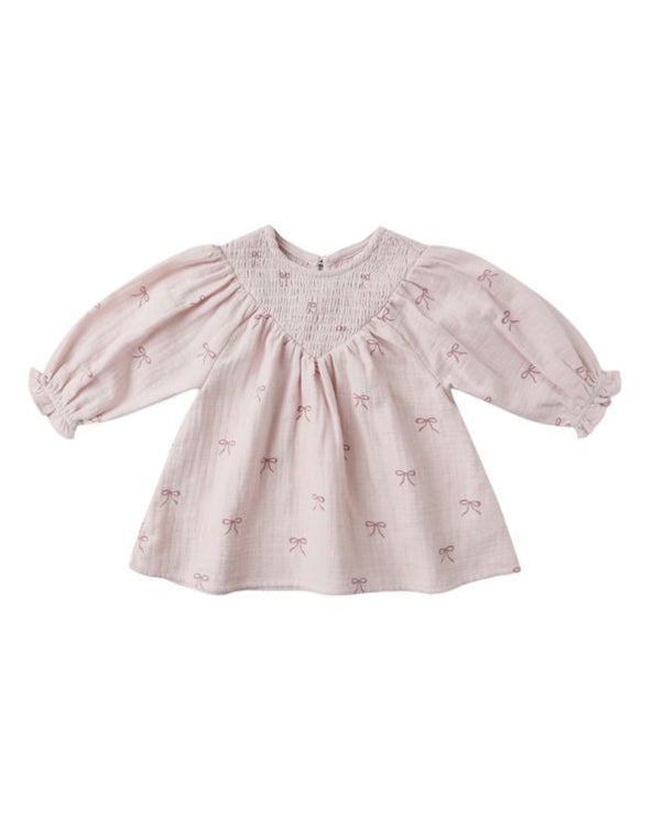 Bows Smocked Dress