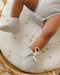 Sage Baby Booties