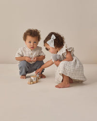 Blue Plaid Alina Dress