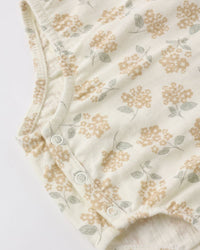 Yellow Ditsy Bubble Onesie