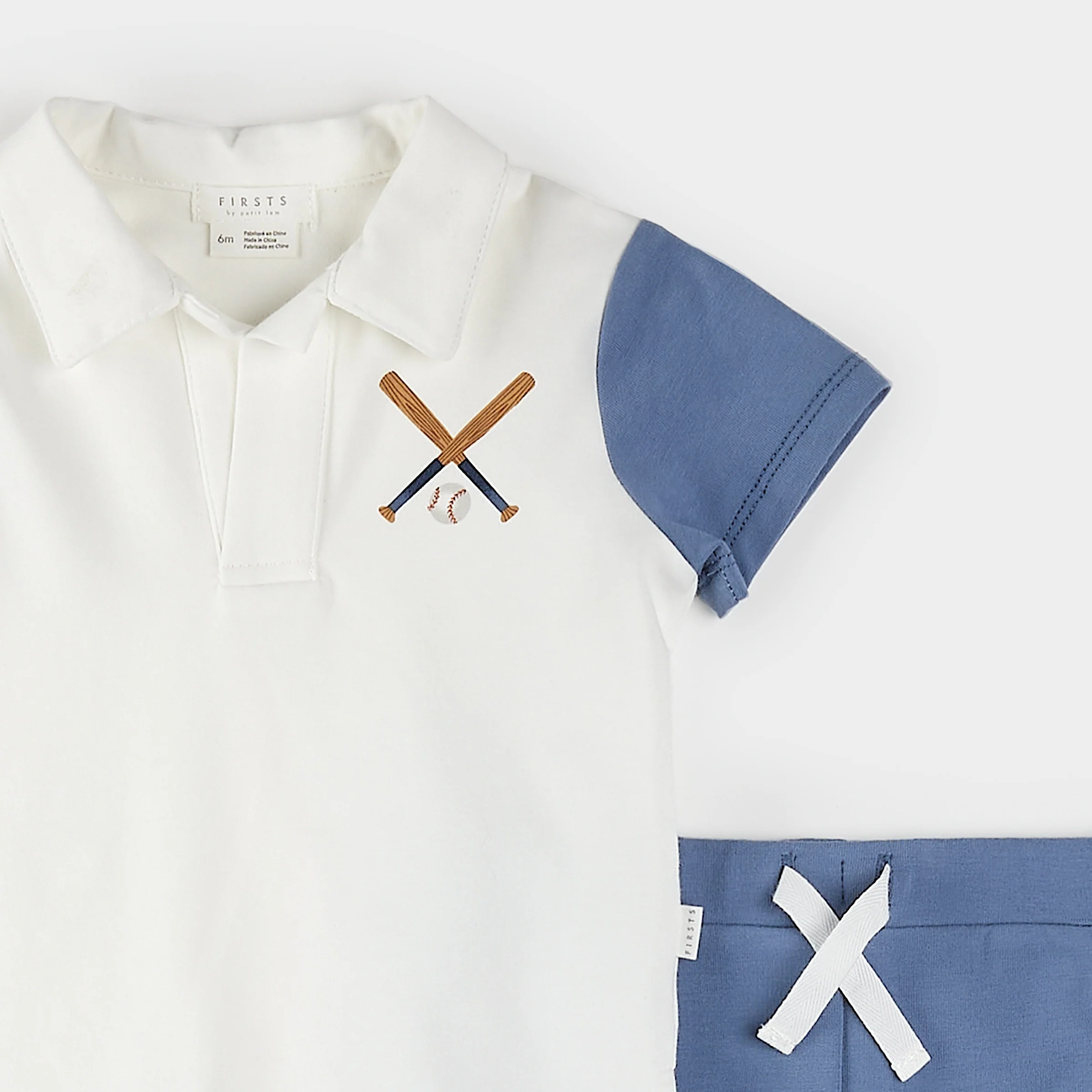 Baseball Polo Short Set