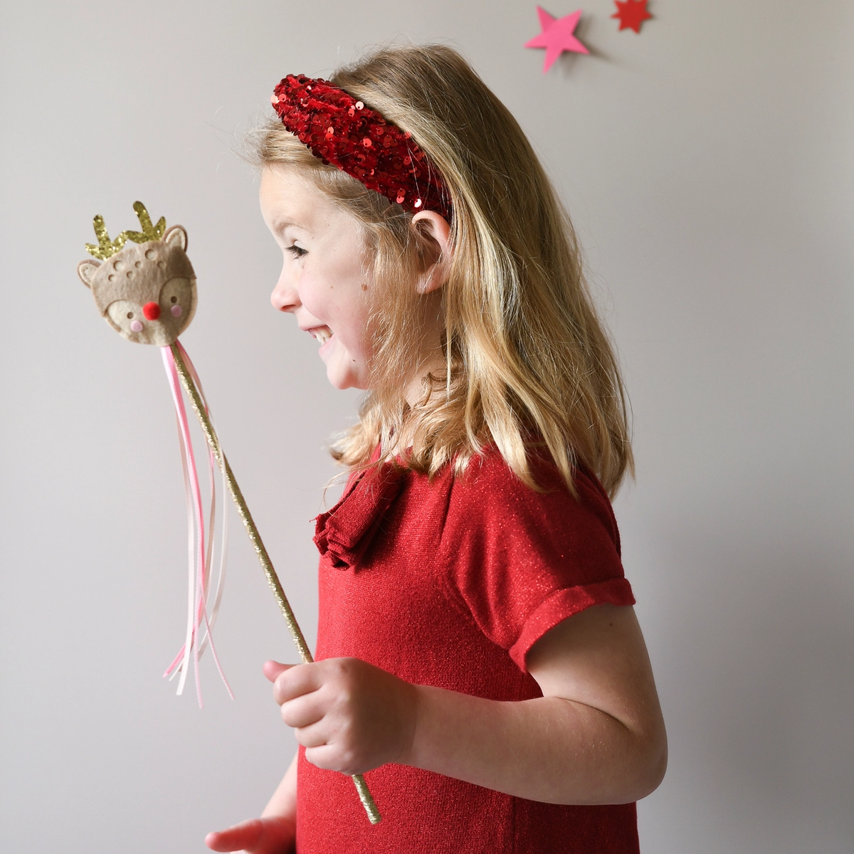 Red Sequin Headband